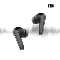 ENC TWS Earphones Bluetooth 5.2, quick charge with low latency